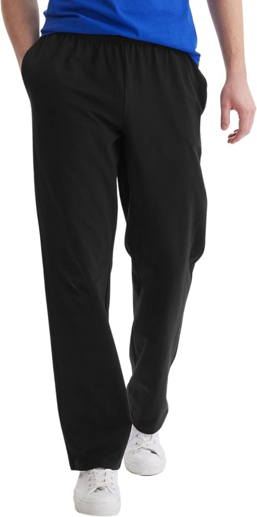 Men's  Jersey Sweatpants, Cotton Lounge Pants with Pockets for Men