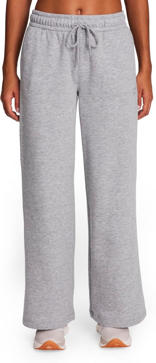 Women's Tonal Wide Leg Sweatpant, Standard Fit, 30” Inseam, Midweight Cotton-Poly Fabric