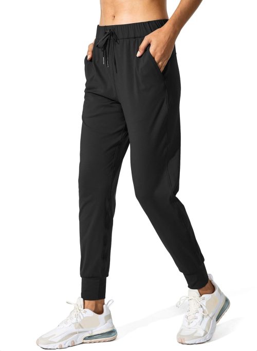 Women's Joggers Pants Pockets Drawstring Running Sweatpants for Women Lounge Workout Jogging