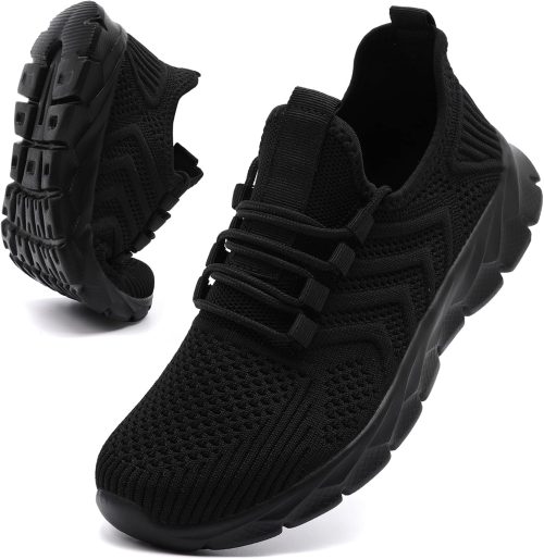 Running Shoes for Men Womens Tennis Sneakers Slip On Walking Workout Gym Comfortable Lightweight Fashion Casual Athletic Shoe